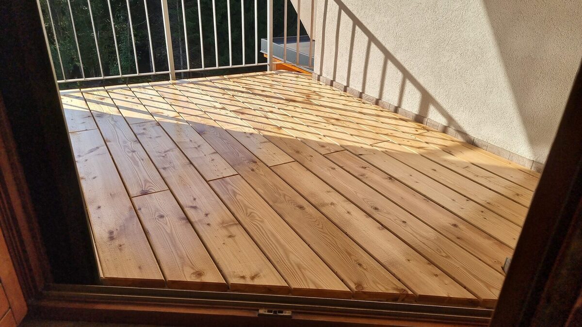 Sibirski macesen balkon