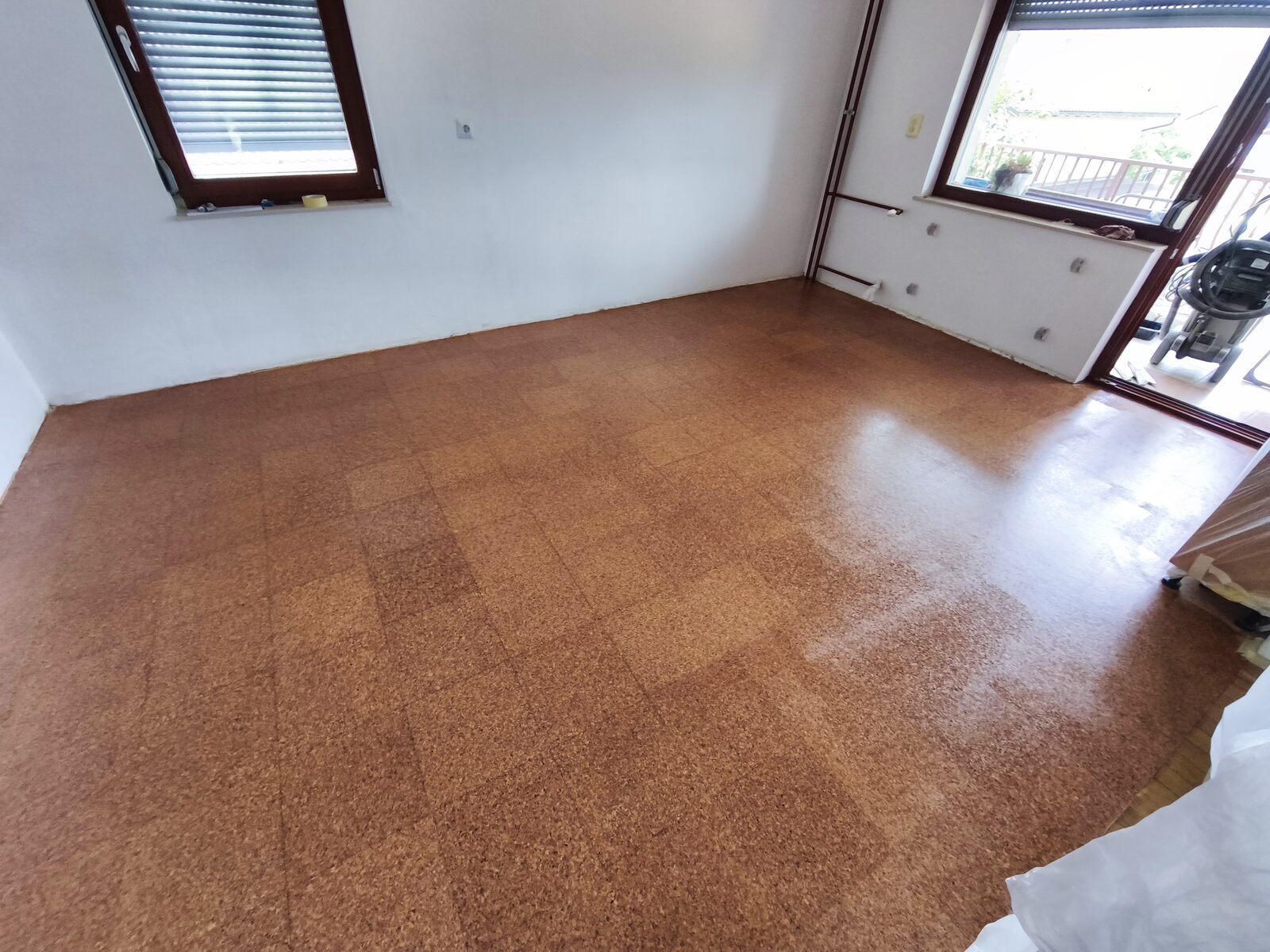 Parket iz plute v kuhinji, Novo mesto
