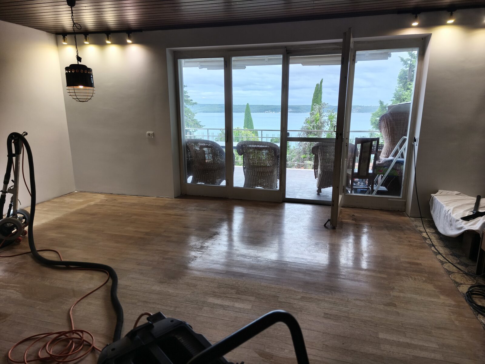 Hrastov parket, dnevna soba, Portorož
